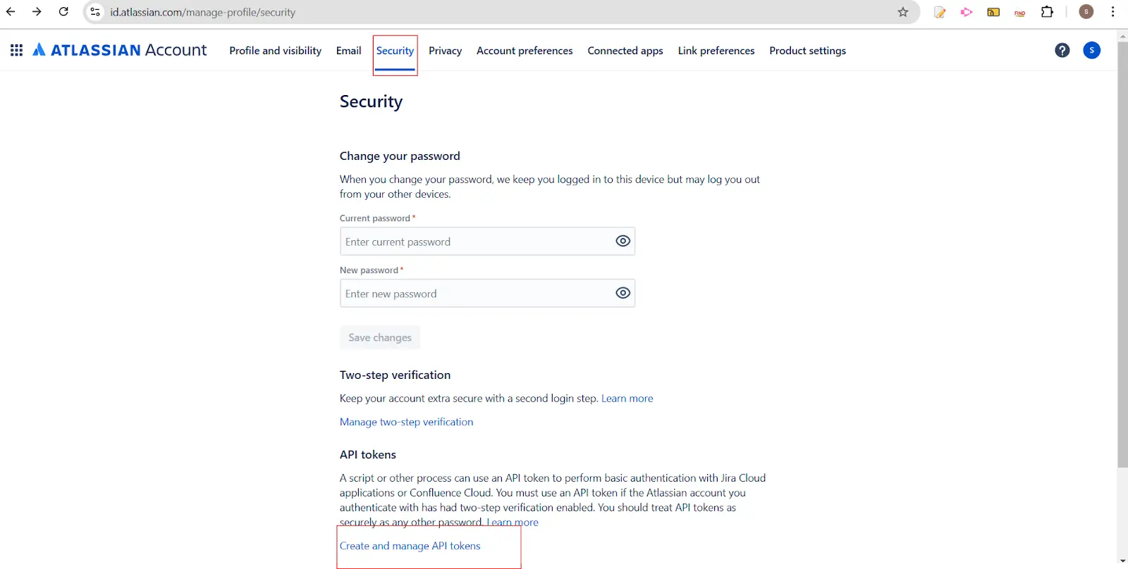 API authorization header configuration screenshot